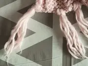 Vorschaubild 4 von Kinder Mützen Set Rosa 3-6 lat Strickmütze Schal Zopfstrick Casual