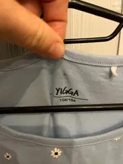 Vorschaubild 5 von Mädchen Sommerkleid Gr. 158/164 Blau Blumenmuster Baumwolle