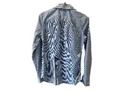 Vorschaubild 3 von Damen Bluse Langarm Gestreift Fitted Gr. 4/36 Blau Baumwolle