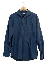Vorschaubild 1 von Herren Hemd Langarm Regular Fit Blau Baumwolle Gr. XL