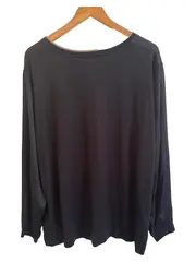 Vorschaubild 2 von Damen Sweatshirt Blau Modern Gr. XXL Viskose Langarm