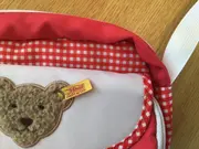 Vorschaubild 2 von Wickeltasche Rot Kariert Teddy Motiv Baby Kinder Tasche