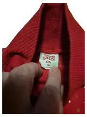 Vorschaubild 5 von Baby Leggings Gr. 56 Rot Gold Schneeflocken Weihnachten