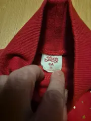 Vorschaubild 6 von Baby Leggings Gr. 56 Rot Gold Schneeflocken Weihnachten