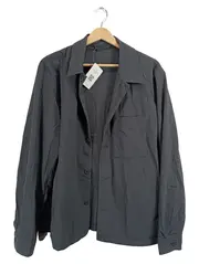 Vorschaubild 2 von Herren Overshirt Leichte Jacke Grau Gr. M Polyamid