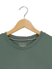 Vorschaubild 2 von Damen T-Shirt Grün XS Casual Baumwolle Kurzarm