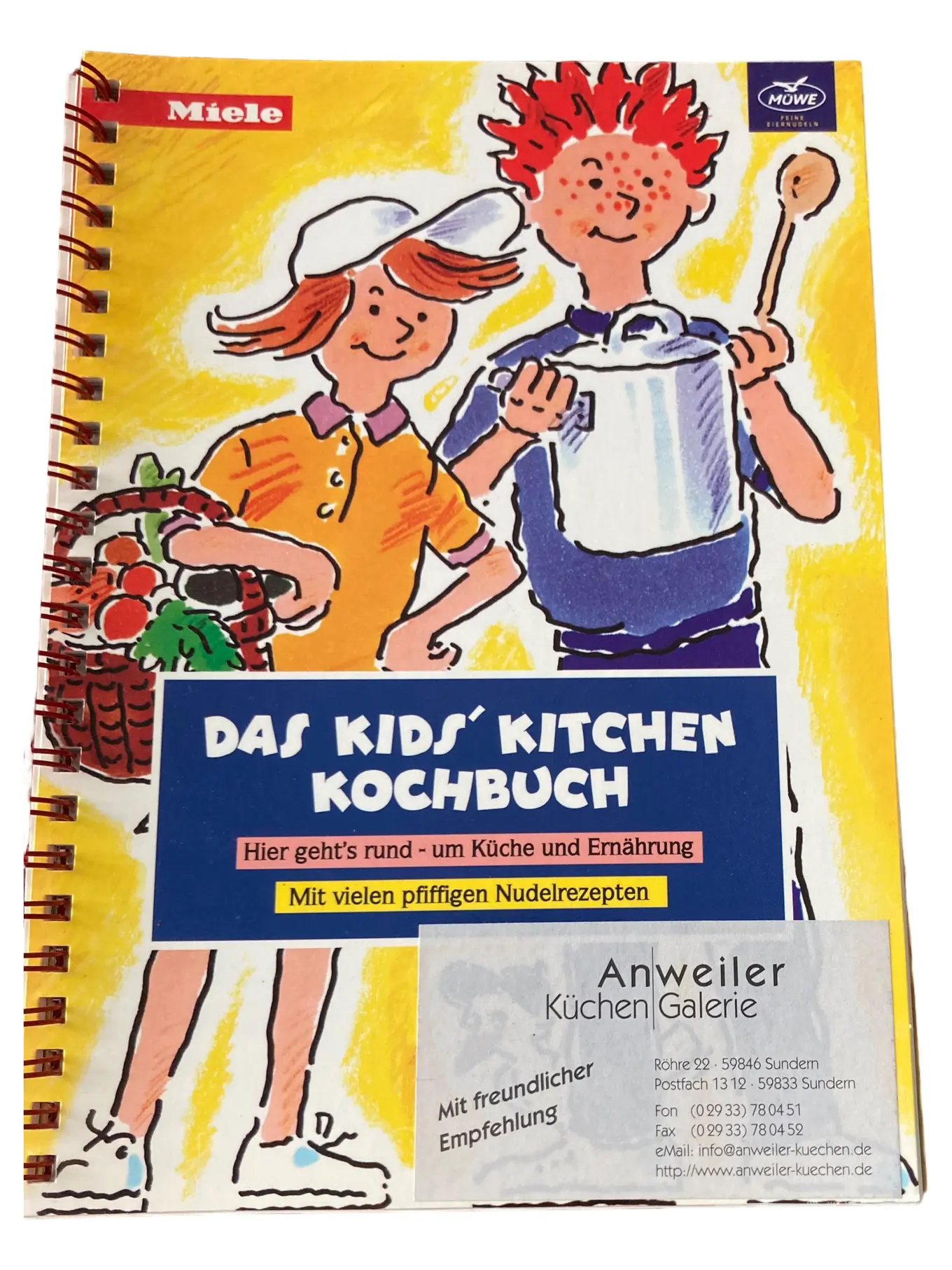 Miele Kids Kitchen Kochbuch für Kinder: Nudelrezepte, Kochen, Ernährung