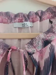 Vorschaubild 4 von Damen Top Gr. S Zickzack Muster Rosa Blau Ärmellos