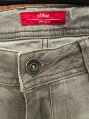 Vorschaubild 2 von Shape Slim Jeans Damen Gr. 36 W28 Grau Slim Fit Stretch