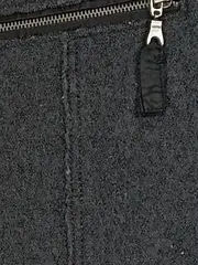 Vorschaubild 4 von Damen A-Linienrock Gr. 38 Grau Wolle Viskose Minirock