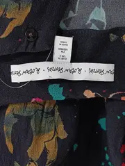 Vorschaubild 3 von & OTHER STORIES Damen Freizeitkleid 34/XS Blau Abstrakt Midikleid Viskose