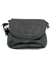 Vorschaubild 1 von Umhängetasche Schwarz Damen Leder Crossbody Tasche mit Quaste