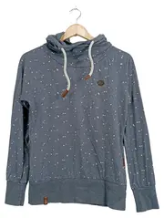 Vorschaubild 1 von Damen Hoodie Kapuzenpullover Grau Muster Gr. M