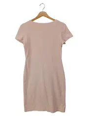 Vorschaubild 2 von Damen Etuikleid 34/XS Beige Baumwolle Kurzarm Business
