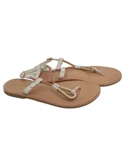 Vorschaubild 1 von Damen Sandalen Gr. 37 Beige Casual Zehentrenner
