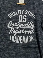 Vorschaubild 2 von Herren T-Shirt Grau Gr. 48/M Casual mit Print