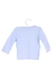 Vorschaubild 2 von Langarmshirt Kinder Gr. 56 Blau Casual Preppy Logo-Print Baumwolle