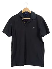Vorschaubild 1 von Herren Poloshirt Schwarz Größe XXL Regular Fit Kurzarm