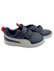 Vorschaubild 1 von Kinder Sneaker Low Gr. 29 Blau Weiß Rot Klettverschluss