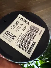 Vorschaubild 2 von FEJKA Künstliche Pflanze Hängepflanze Kunstpflanze Grün im Topf