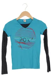 Vorschaubild 1 von Langarmshirt Kinder Gr. 140 Türkis Logo Punkte Casual Baumwolle