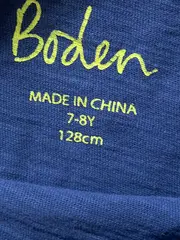 Vorschaubild 5 von Kinder Langarmshirt Gr. 128 Blau Casual Jungen Baumwolle