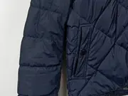 Vorschaubild 4 von Damen Steppjacke Daunenjacke Kapuze Fellbesatz Blau Gr. 38/M Outdoor
