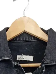 Vorschaubild 2 von Damen Jeanskleid Grau Gr. 36/S Casual Denim Minikleid Knopfleiste