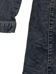 Vorschaubild 4 von Damen Jeanskleid Grau Gr. 36/S Casual Denim Minikleid Knopfleiste