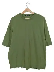 Vorschaubild 1 von Herren T-Shirt Oversize Basic Kurzarm Baumwolle Oliv XL