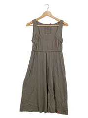 Vorschaubild 1 von Damen Trägerkleid Gr. M/40 Grau Baumwolle Modal Casual