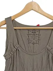 Vorschaubild 3 von Damen Trägerkleid Gr. M/40 Grau Baumwolle Modal Casual