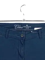 Vorschaubild 3 von Chino Slim Damen Stoffhose Gr. 38 Blau Baumwolle