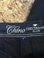 Vorschaubild 4 von Chino Slim Damen Stoffhose Gr. 38 Blau Baumwolle