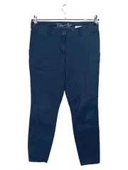 Vorschaubild 1 von Chino Slim Damen Stoffhose Gr. 38 Blau Baumwolle