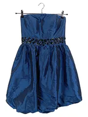 Vorschaubild 1 von JAKE'S Damen Abendkleid Ballkleid Elegant Blau Gr. 36 Strasssteine