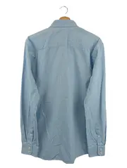 Vorschaubild 2 von Herren Business Hemd kariert Blau Gr. 42/L Klassisch Büro