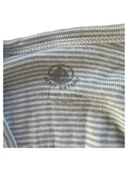 Vorschaubild 2 von Baby Body Langarm Gr. 62-68 Blau Weiß Gestreift Bio-Baumwolle