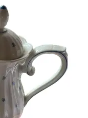 Vorschaubild 3 von Teeservice Gertrud Porzellan Weiß Blumenmuster Klassisch