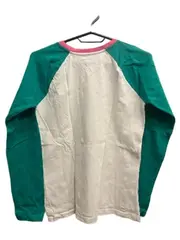 Vorschaubild 3 von Langarmshirt Mädchen Gr. 164 Vogelmotiv Raglan Grün Weiß Pink