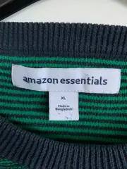 Vorschaubild 4 von Herren Pullover gestreift Baumwolle Grün Gr. 52 XL