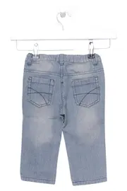 Vorschaubild 2 von Kinder Jeanskleid Gr. 98 Blau Gestreift Casual