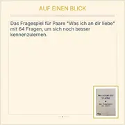 Vorschaubild 3 von Riva Was ich an dir liebe Fragespiel für Paare 64 Fragen Kennenlernspiel