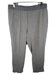 Vorschaubild 1 von Damen Stoffhose Gr. 48 Grau Business Elastikbund
