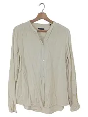 Vorschaubild 1 von Hemdbluse Damen Gr. 38 M Beige Casual Viskose
