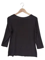 Vorschaubild 2 von Damen Bluse Gr. 36/S Schwarz Elegant Klassisch 3/4-Arm