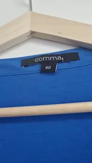 Vorschaubild 3 von Damen Bluse Gr. 40 Blau Casual 3/4-Arm