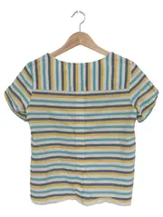 Vorschaubild 2 von Damen T-Shirt Gr. 36/S Gestreift Mehrfarbig Casual Baumwolle