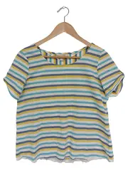 Vorschaubild 1 von Damen T-Shirt Gr. 36/S Gestreift Mehrfarbig Casual Baumwolle