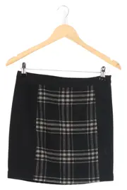 Vorschaubild 1 von Damen Minirock 34;XS Schwarz Kariert Klassisch Business